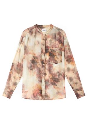 Blusa mexika in voile di cotone con stampa MARANT ÉTOILE | HT0028FAD1J13E90BE